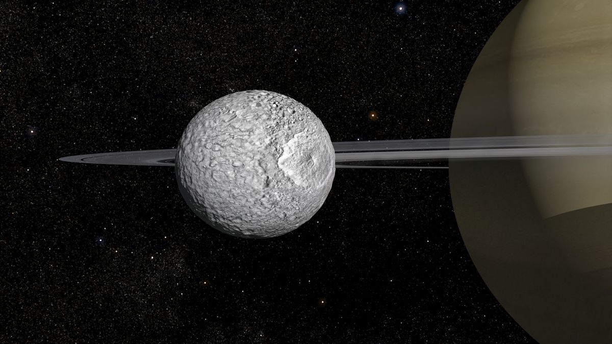 Saturnova „Hvězda smrti“ ukrývá pod ledovým povrchem oceán, místo vhodné pro život